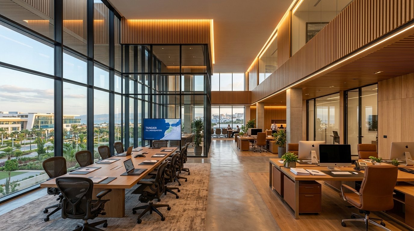 Aménagement TFZ & Bureaux Tanger
